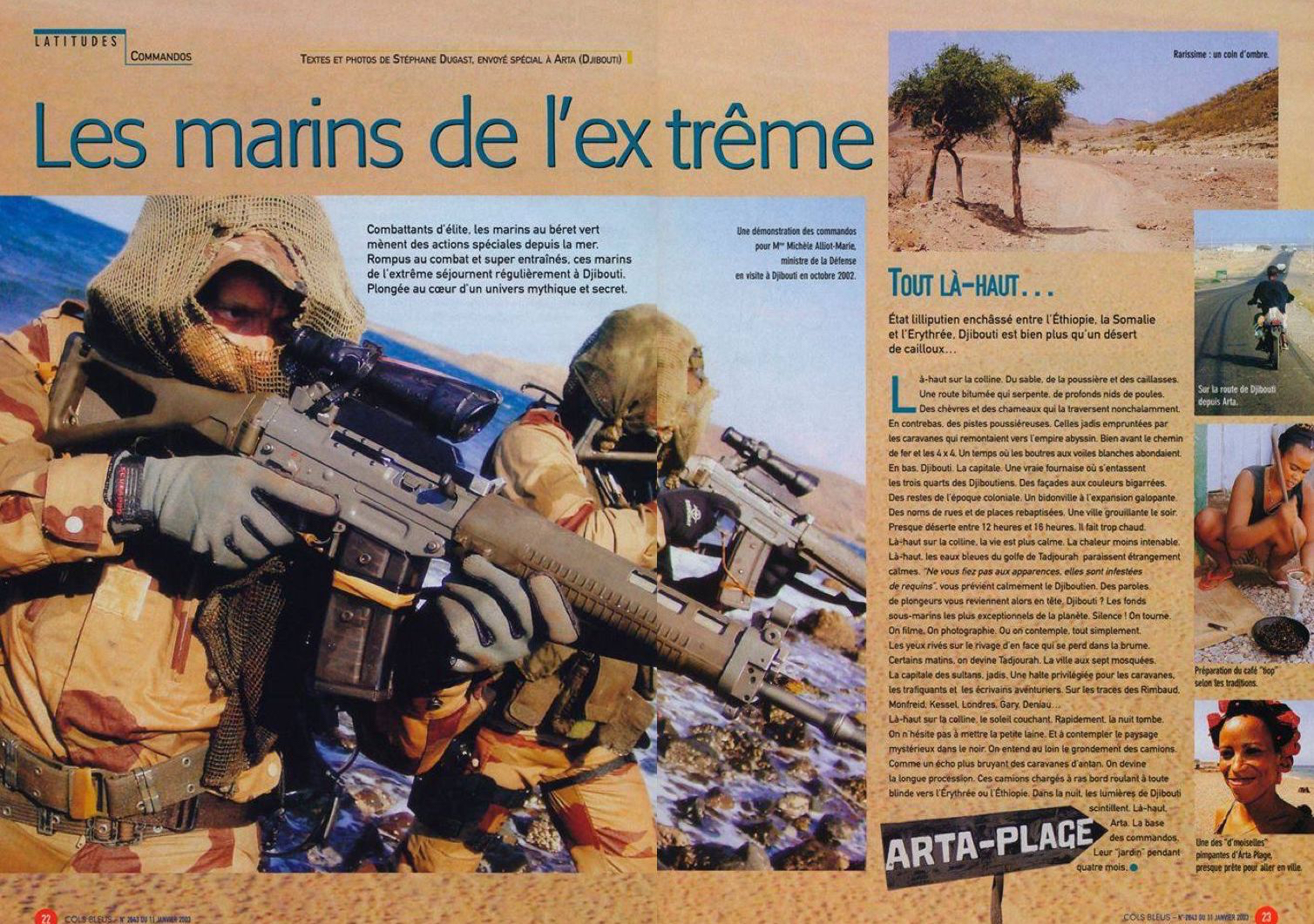 Bivouac chez les commandos Marine - Stéphane DUGAST